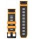 Ремешок Garmin Fenix ​​8 Solar 26mm Spark Orange/Graphite (010-13393-01)