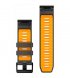 Ремешок Garmin Fenix 8 Solar 26mm Graphite/Spark Orange (010-13393-05)