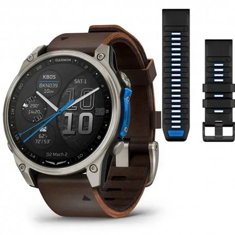 Смарт-часы Garmin D2 Mach 2 Titanium 47 мм (010-02904-31)