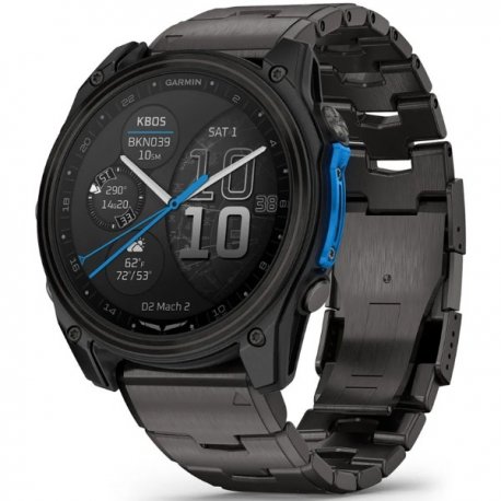 Смарт-часы Garmin D2 Carbon Gray DLC Titanium 51 мм (010-02905-31)
