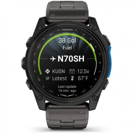 Смарт-часы Garmin D2 Carbon Gray DLC Titanium 51 мм (010-02905-31)