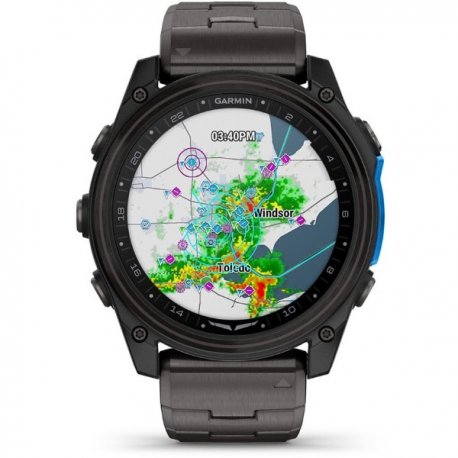 Смарт-часы Garmin D2 Carbon Gray DLC Titanium 51 мм (010-02905-31)