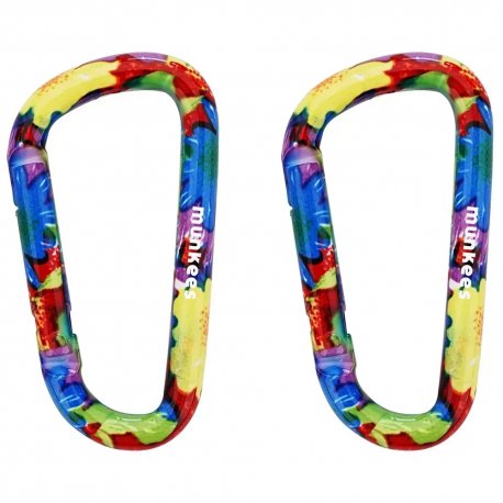 Комплект карабинов Munkees Flower Colored (3327-MC)