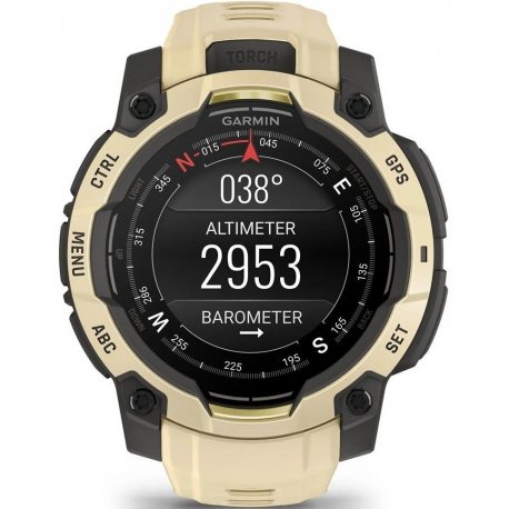 Смарт-годинник Garmin Instinct 3 Amoled 45mm Citrine (010-02936-02)