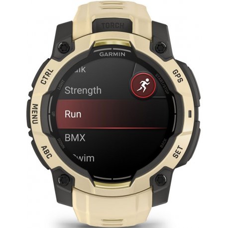 Смарт-годинник Garmin Instinct 3 Amoled 45mm Citrine (010-02936-02)