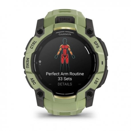 Смарт-часы Garmin Instinct 3 Amoled 45mm Citrine (010-02936-02)
