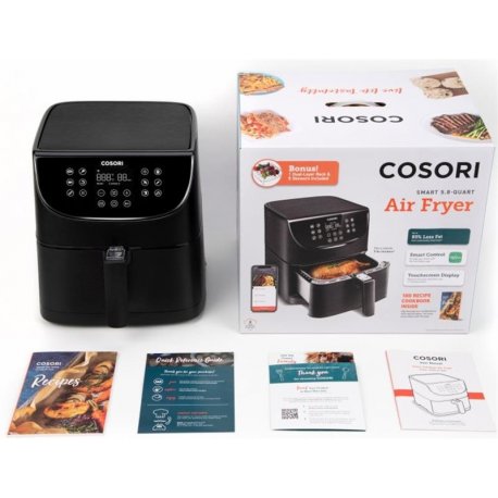 Мультипечь Cosori Smart CS158-AF-RXB Black (KAAPAFCSSEU0017)