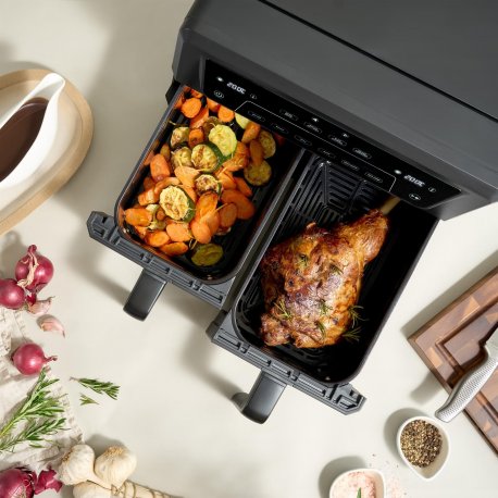 Мультипечь Cuisinart AIR-TWIN Black (AFD10OBLE)