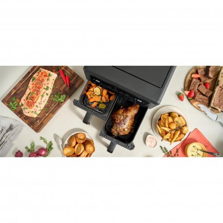 Мультипечь Cuisinart AIR-TWIN Black (AFD10OBLE)
