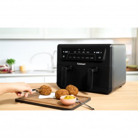 Мультипечь Cuisinart AIR-TWIN Black (AFD10OBLE)