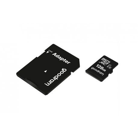 Карта памяти MicroSDXC 128GB UHS-I Class 10 Goodram + SD-adapter (M1AA-1280R12)