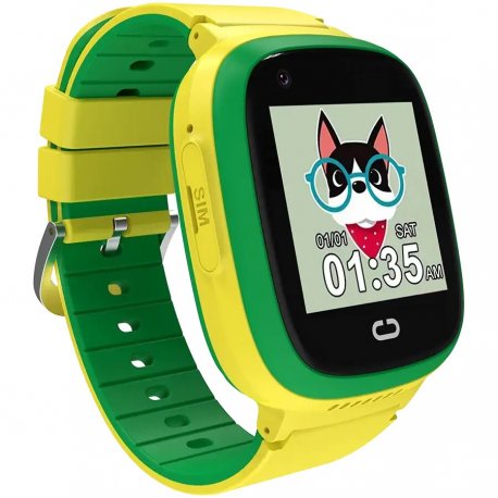 Смарт-часы Canyon Sunny Yellow/Green (CNE-KW48YG)
