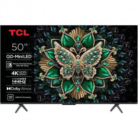 Телевізор TCL 50" QLED Ultra HD 4K (50C6K)