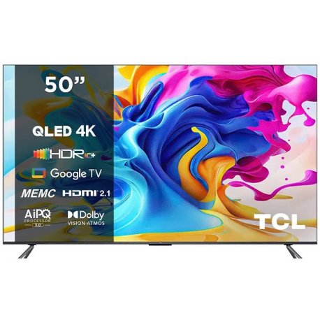 Телевізор TCL 50" 4K QLED Smart (50C645)