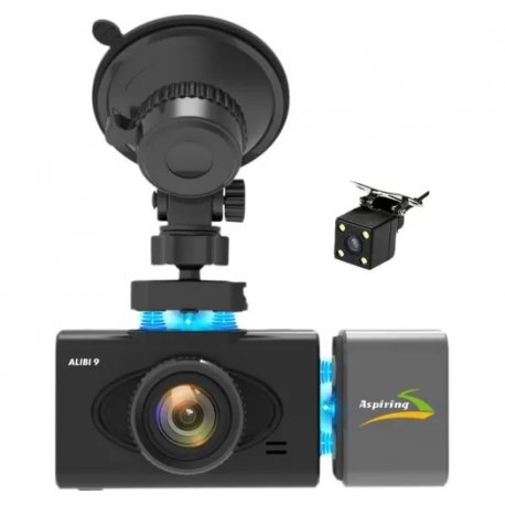 Відеореєстратор Aspiring Alibi 9 GPS 3 Cameras Speedcam (CD1MP20GAL9)