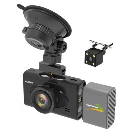 Видеорегистратор Aspiring Alibi 9 GPS 3 Cameras Speedcam (CD1MP20GAL9)