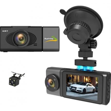 Відеореєстратор Aspiring Alibi 9 GPS 3 Cameras Speedcam (CD1MP20GAL9)