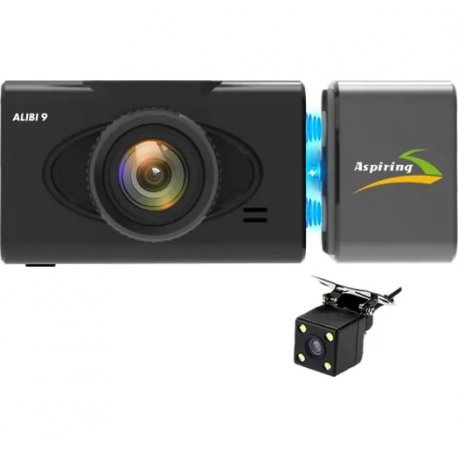Відеореєстратор Aspiring Alibi 9 GPS 3 Cameras Speedcam (CD1MP20GAL9)