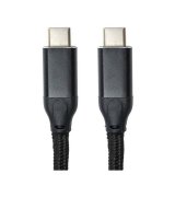 Кабель San Guan USB Type-C - USB Type-C (M/M) PD 60W, 3 м, Black (CA914104)