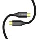 Кабель ColorWay USB Type-C + USB Type-C (M/M), 5.0 А, 1 м, Black (CW-CBPDCC062-BK) Кабель ColorWay USB Type-C + USB Type-C (M/M), 5.0 А, 1 м, Black (CW-CBPDCC062-BK)