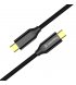 Кабель ColorWay USB Type-C + USB Type-C (M/M), 5.0 А, 1 м, Black (CW-CBPDCC062-BK)