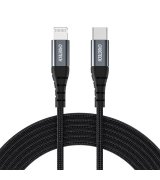 Кабель Choetech USB Type-C - Lightning (M/M), 1.2 м, Black (IP0039-BK)
