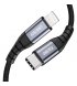 Кабель Choetech USB Type-C - Lightning (M/M), 1.2 м, Black (IP0039-BK)