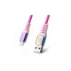 Кабель REAL-EL USB - Lightning (M/M), 1 м, Rainbow (EL123500051)