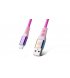 Кабель REAL-EL USB - Lightning (M/M), 1 м, Rainbow (EL123500051)