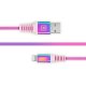 Кабель REAL-EL USB - Lightning (M/M), 1 м, Rainbow (EL123500051)