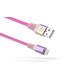 Кабель REAL-EL USB - Lightning (M/M), 1 м, Rainbow (EL123500051)
