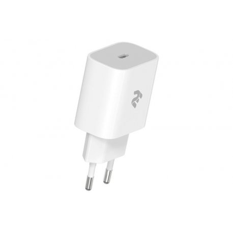 Сетевое зарядное устройство 2E White (2E-WC1USBC20W-W)