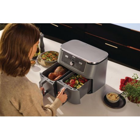 Мультипечь Ninja Dual Zone Air Fryer Max DZ400EU Black