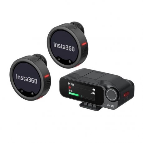 Микрофонная радиосистема Insta360 Mic Pro (2TX+1RX) Black