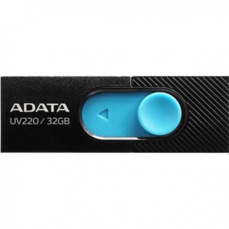Флеш накопитель USB Adata UV320 32GB USB 3.1 Black-Blue (AUV320-32G-RBKBL)