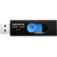 Флеш накопитель USB Adata UV320 32GB USB 3.1 Black-Blue (AUV320-32G-RBKBL)