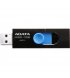 Флеш накопичувач USB Adata UV320 32GB USB 3.1 Black-Blue (AUV320-32G-RBKBL)