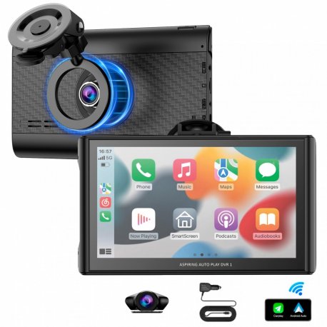 Автомонитор Aspiring Auto Play DVR 1 Magnet CarPlay Android Auto (DVR-S801)