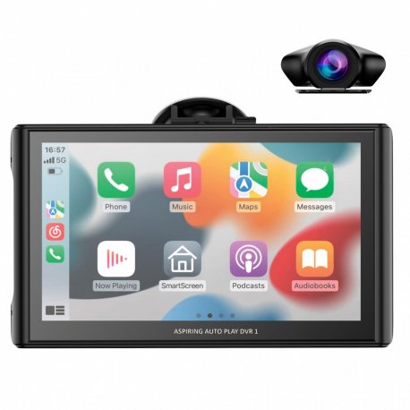 Автомонитор Aspiring Auto Play DVR 1 Magnet CarPlay Android Auto (DVR-S801)