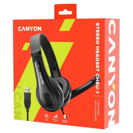 Наушники Canyon CNS-CHSU1B Black