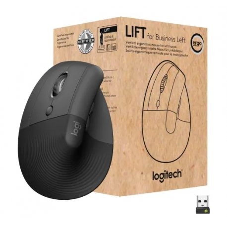 Бездротова миша Logitech Lift Left Vertical Ergonomic Graphite (L910-006495)
