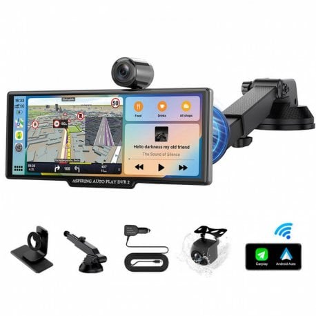 Автомонітор Aspiring Auto Play DVR 2 Magnet CarPlay Android auto (DVR-S802)