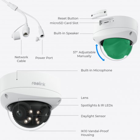 IP-камера Reolink Duo Series P757 (Duo 3V PoE)