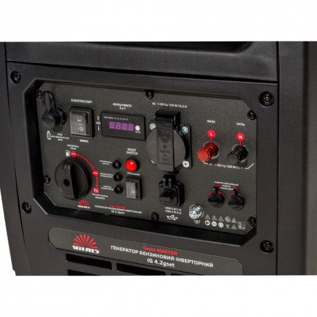 Інверторний бензиновий генератор Vitals Master IG 4.2gset (213521)