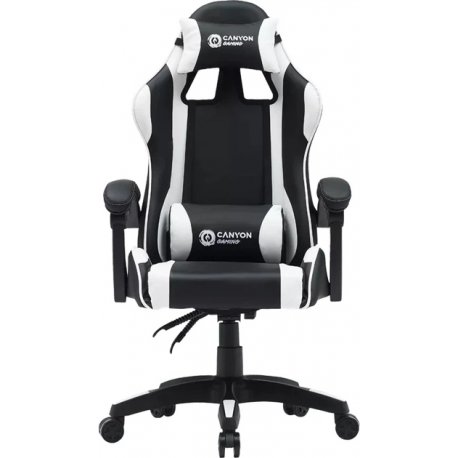 Игровое кресло Canyon Core SGCH2 Black/White (CNE-SGCH2W)