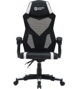 Ігрове крісло Canyon Flow MCH01 Black/White (CNE-MCH01W)
