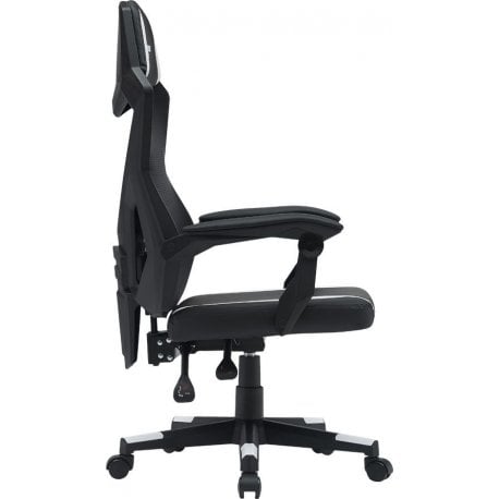 Ігрове крісло Canyon Flow MCH01 Black/White (CNE-MCH01W)