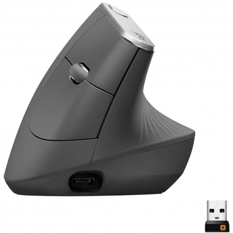 Бездротова миша ігрова Logitech MX Vertical Black (910-005448)