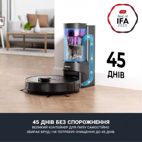 Робот-пылесос Eureka E10S Black
