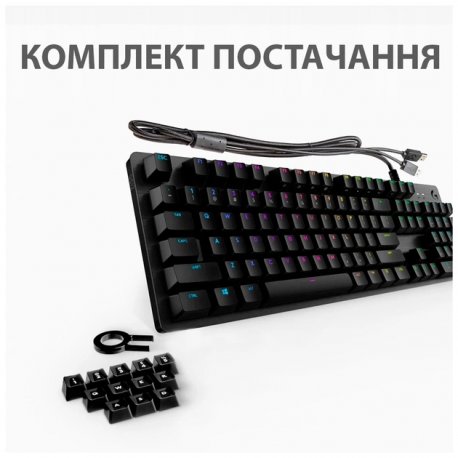 Клавіатура ігрова Logitech G Pro X TKL Tactile Black (L920-012136)